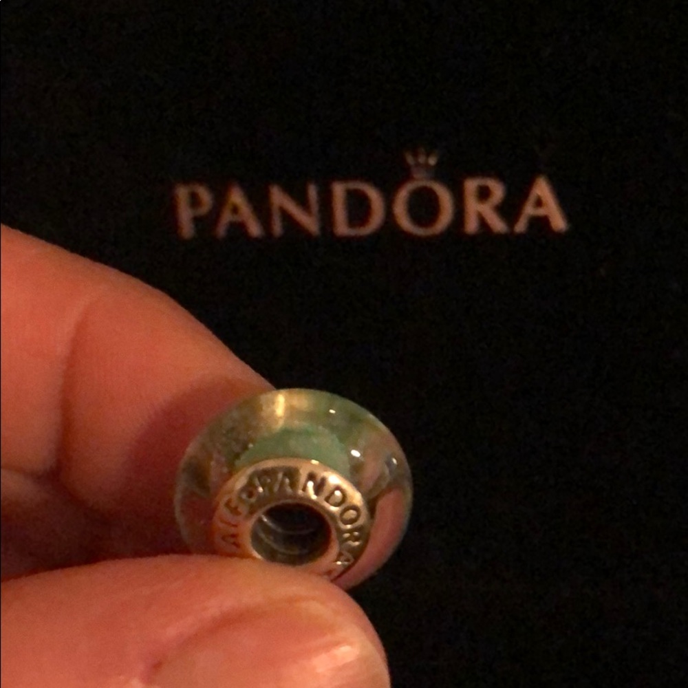 Murano pandora charm turquoise Disney